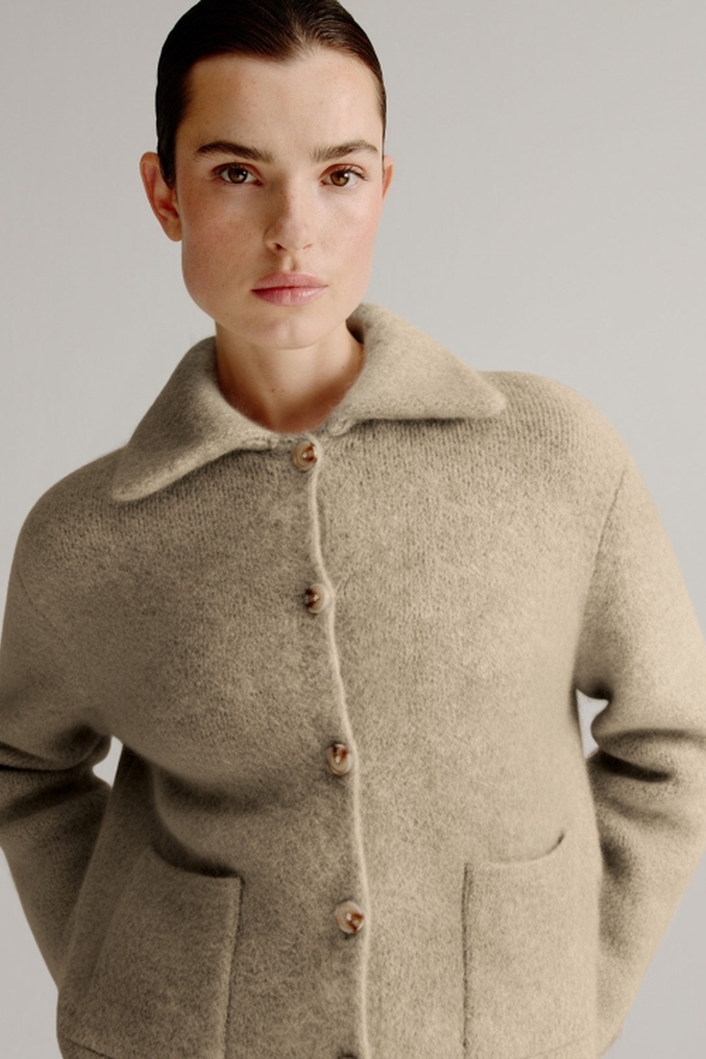 LINDA JACKET LIGHT KHAKI 4