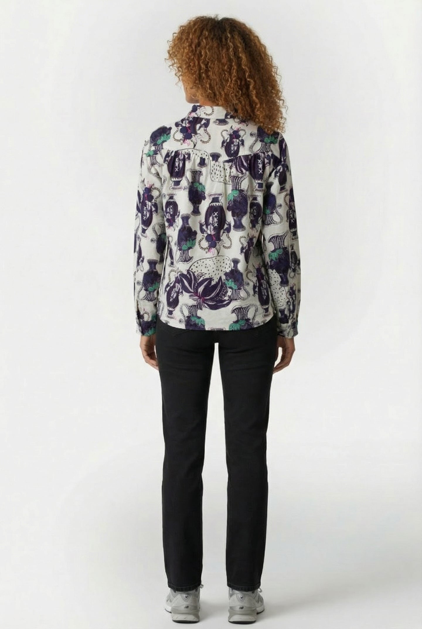 BLOUSE MILLY VASES CREAM 2