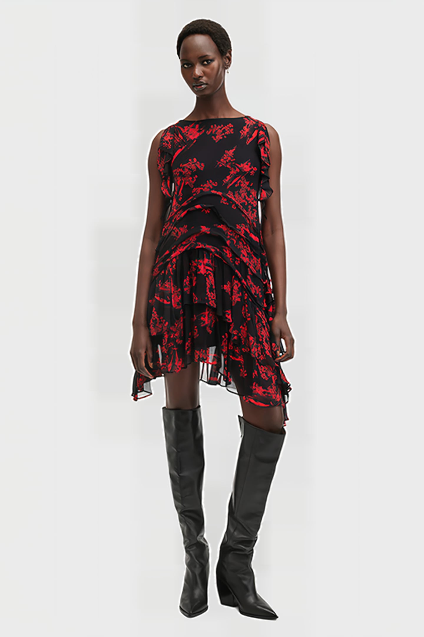 CALLIE DRESS MARIA SIREN RED 3