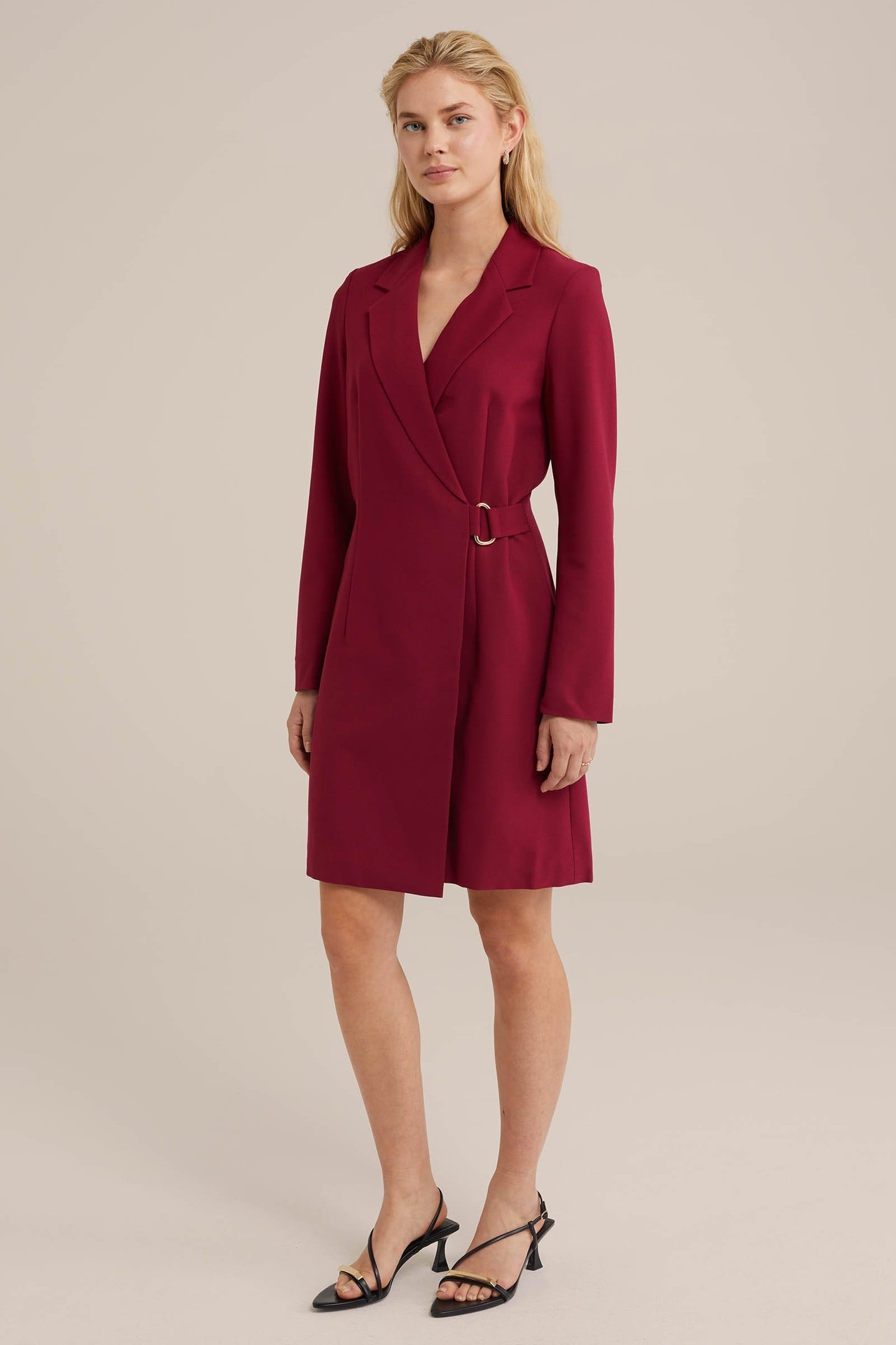 DRESS SHORT VINTAGE RED 2