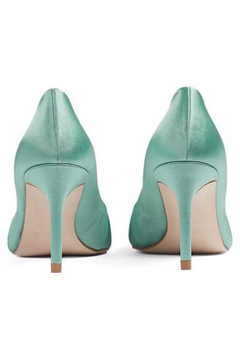 FLORENA PLEATED PUMP TEAL 3