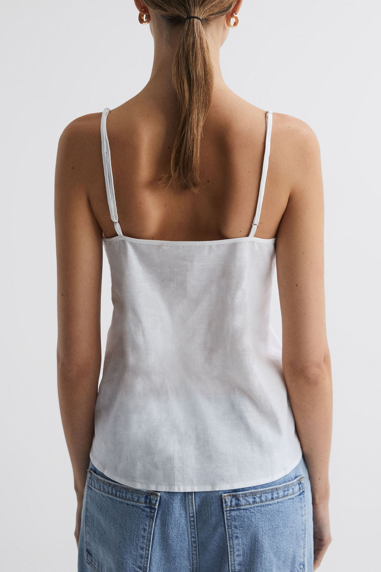 MAISON ESSENTIELE LOVER CAMI OPTIC WHITE 2