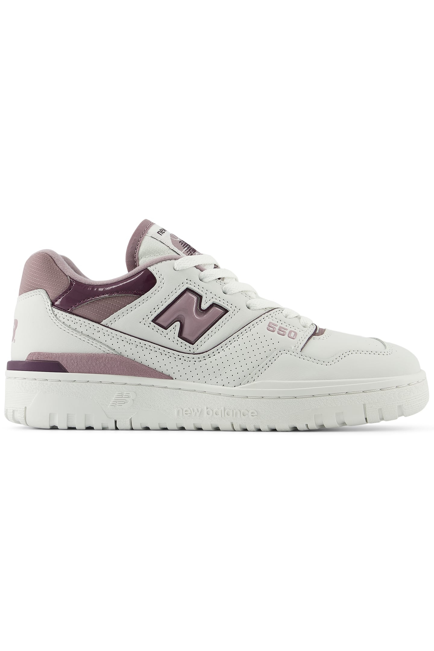 BBW550EF SNEAKERS IN WHITE & MAUVE 1