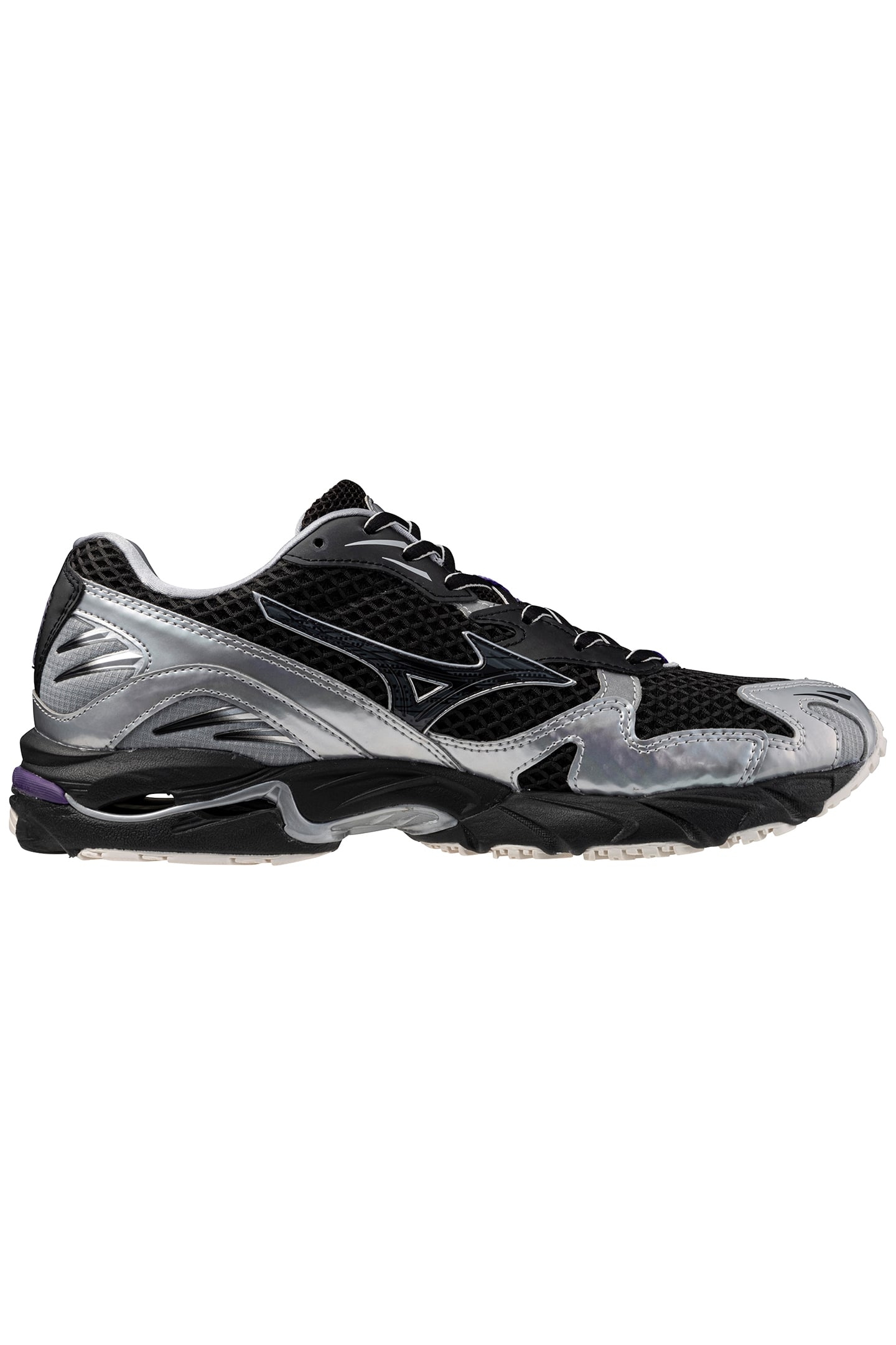 UNISEX SHOE WAVE RIDER 10 BLACK/BLACK SAND/PURPLE HAZE 7