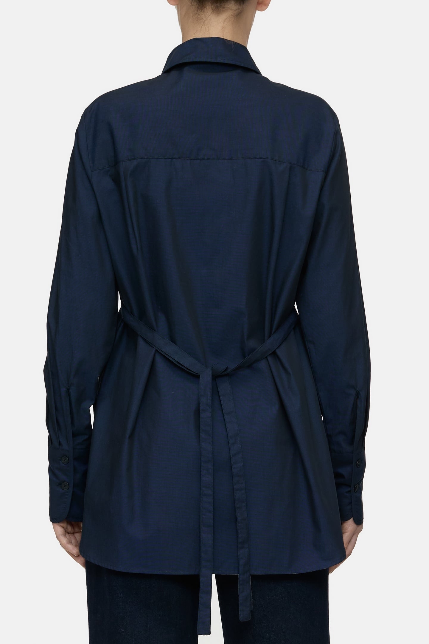 ELONGATED SHIRT SPACE BLUE 3