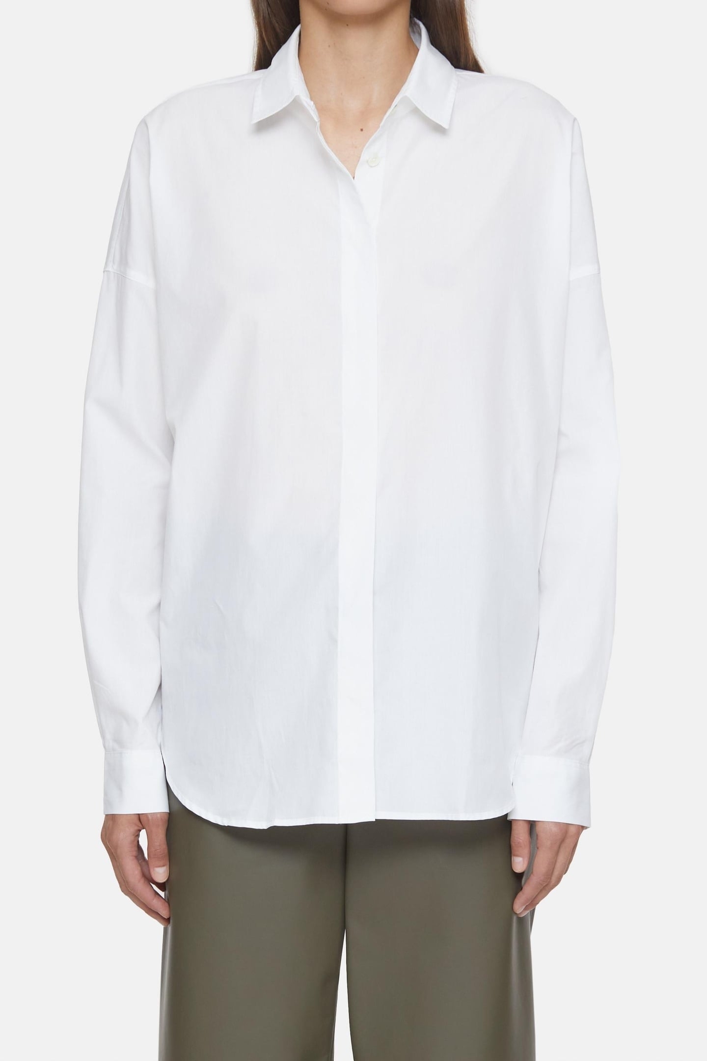 DROPPED SHOULDER BLOUSE WHITE 1