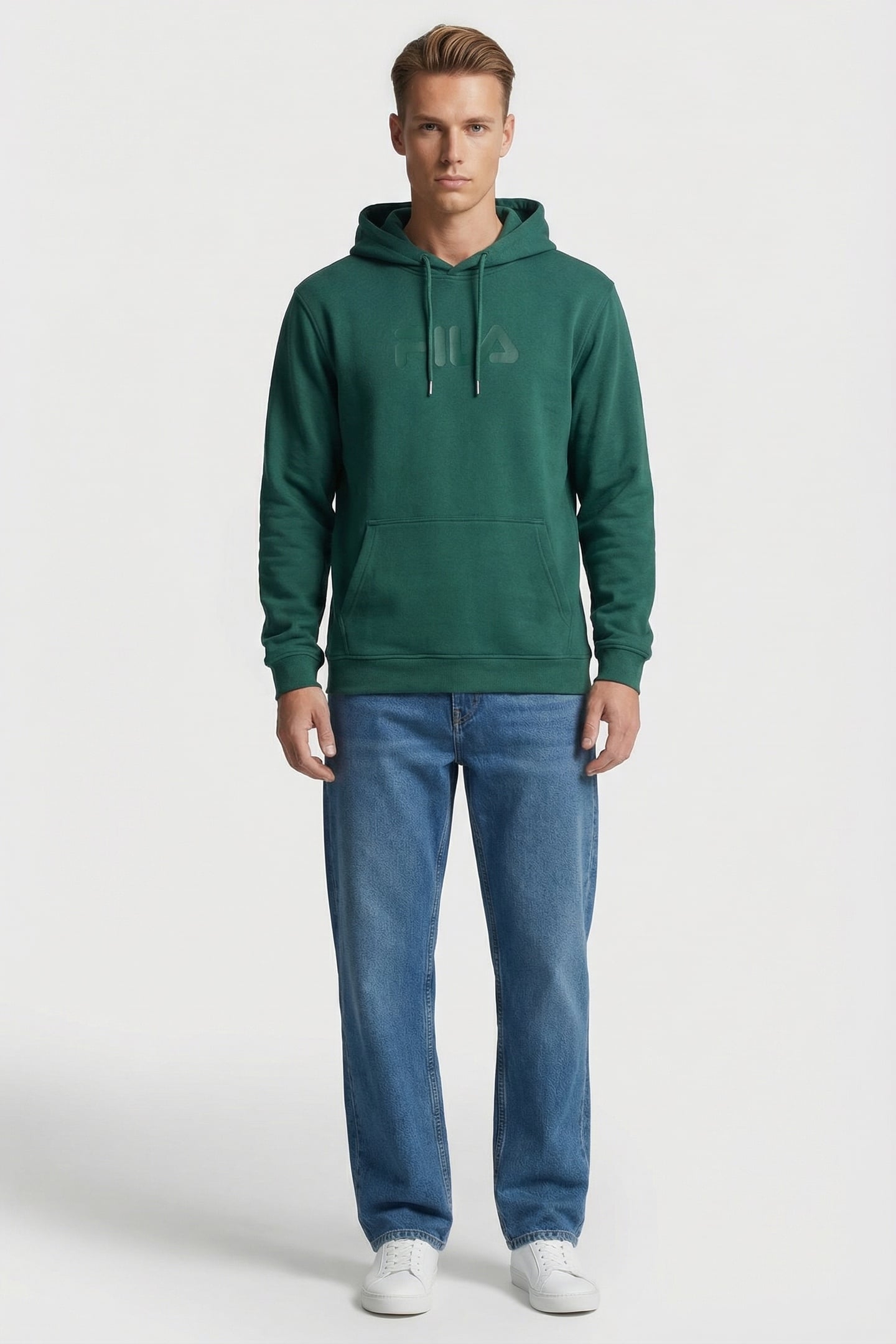 UNISEX ZOLTAN LOGO HOODY POSY GREEN 1