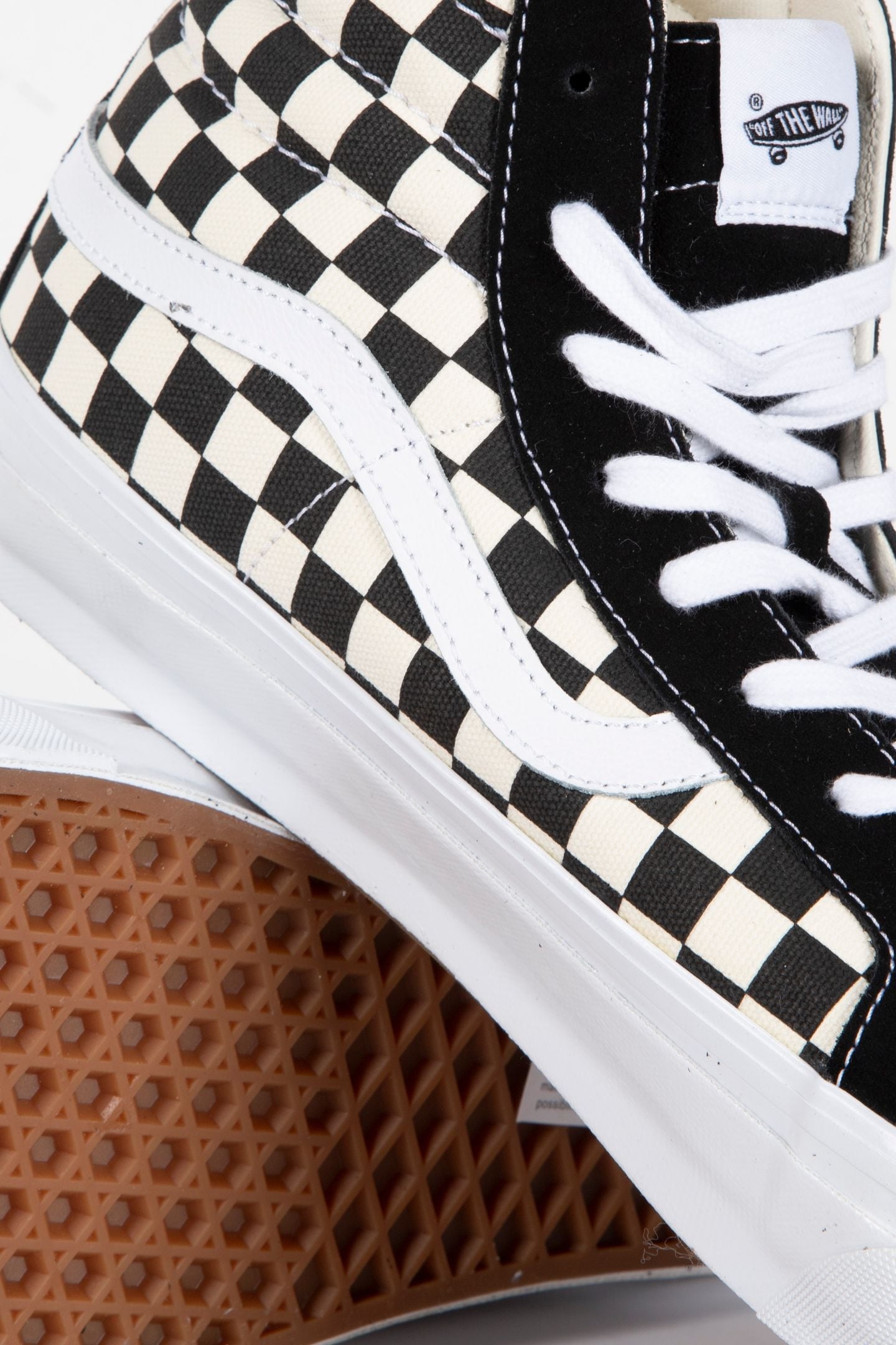 UNISEX LX SK8-HI REISSUE 38 CHECKERBOARD BLACK/OFF WHITE 4