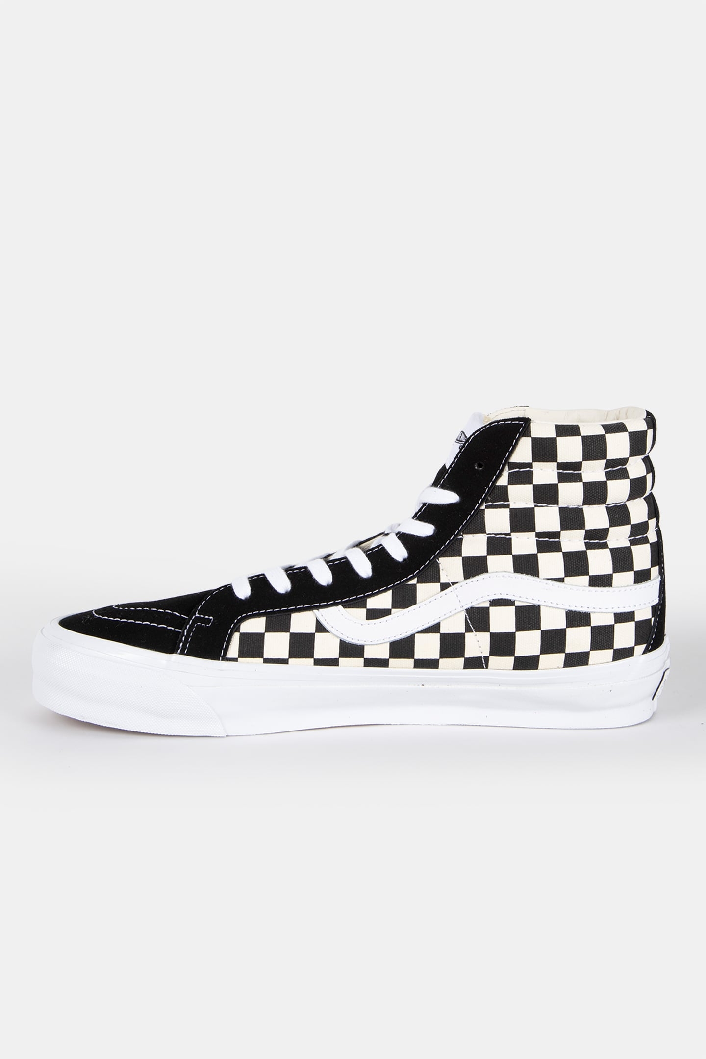 UNISEX LX SK8-HI REISSUE 38 CHECKERBOARD BLACK/OFF WHITE 2