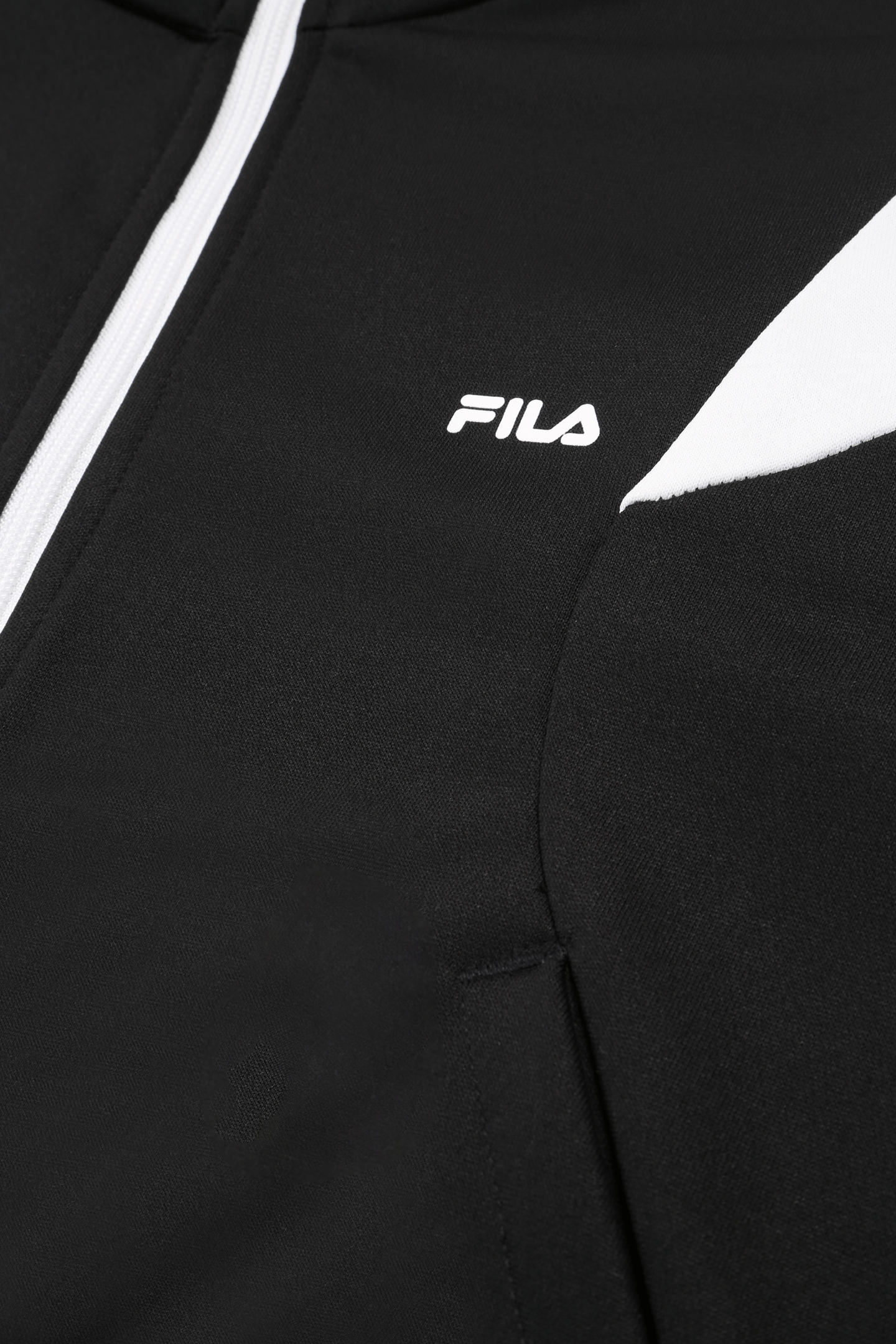 RIVOLI REGULAR BLOCKED TRACK JACKET BLACK-BRIGHT WHITE 7