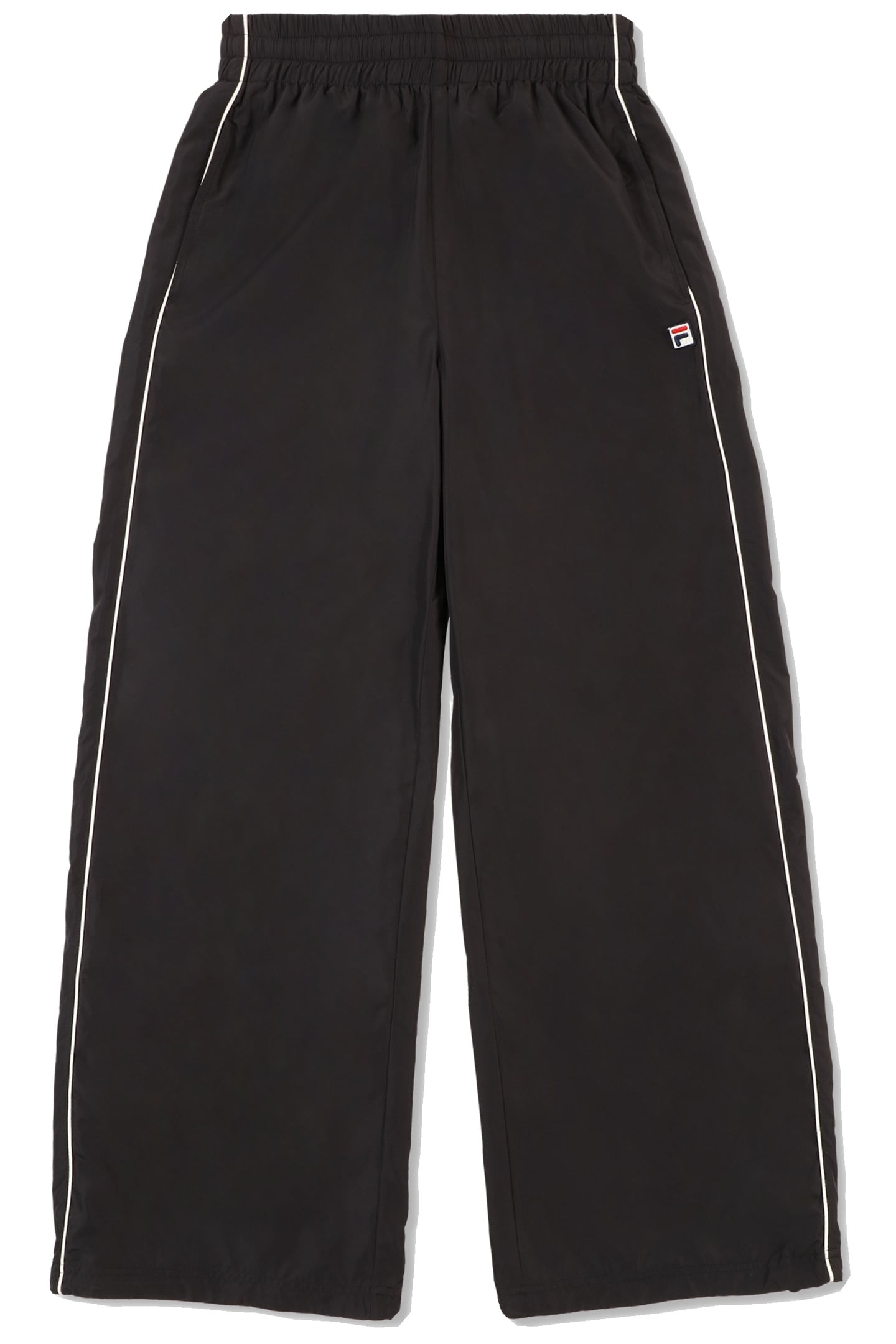 SAN SIRO WIDE WOVEN TRACK PANTS BLACK 1