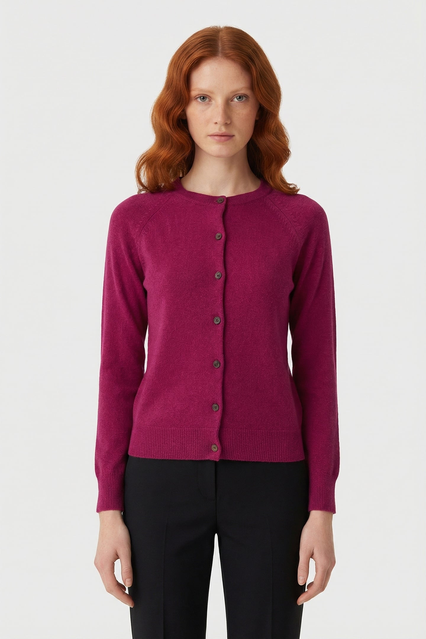 LULU CARDI DARK PLUM 1