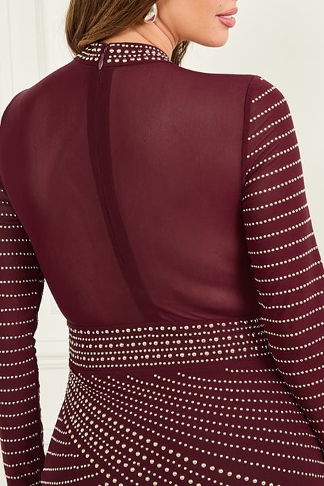 MARCIANO BY GUESS STELLA MINI DRESS VINO 8