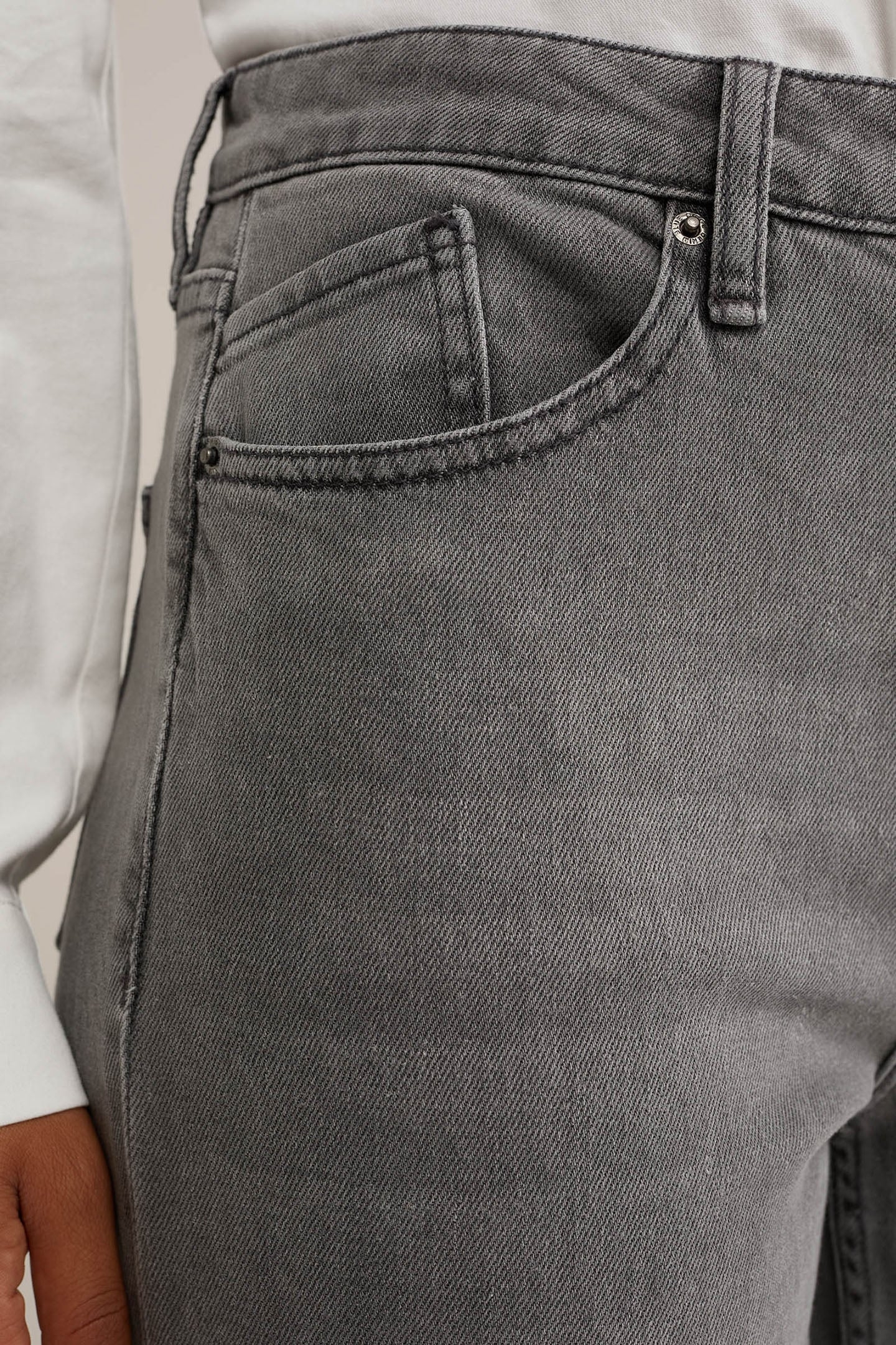 5-POCKET HIGH WAIST GREY 5